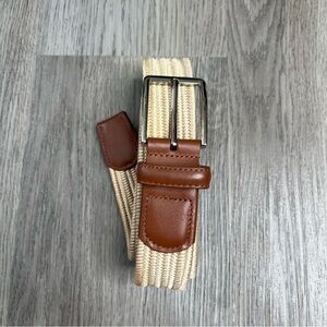 Ghost Golf Belt Mens Size 42 Sam Stretch Fit Extreme Comfort Casual Khaki Silver